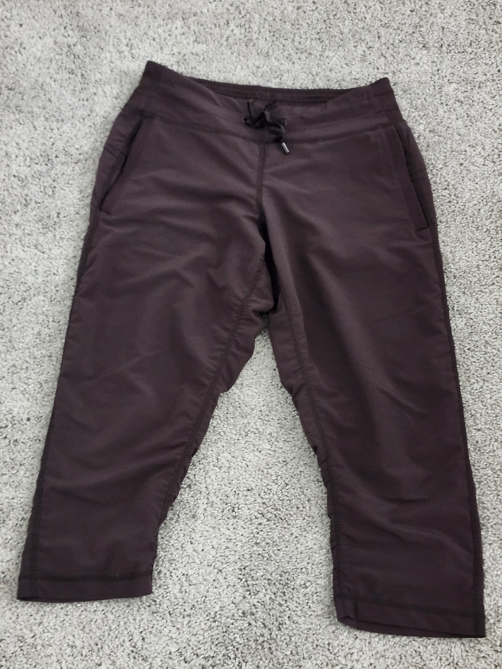 Kirkland Signature Joggers Brown Elastic Waist Band 2 Pockets
